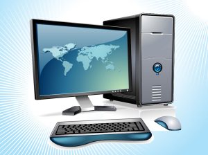 FreeVector Desktop Computer Vector